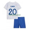 Maillot de Supporter France Kingsley Coman 20 Extérieur Coupe du Monde 2022 Pour Enfant